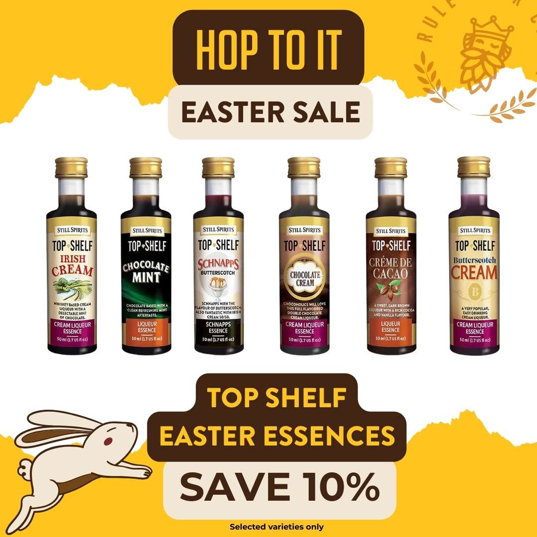 Save 10% on Chocolatey liqueurs for your glass, Easter egg, or morning coffee – we won't tell!