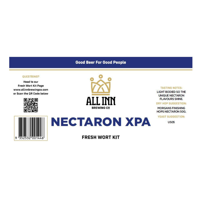 All In Brewing Nectron XPA Fresh Wort Kit fro home brewing -Label image