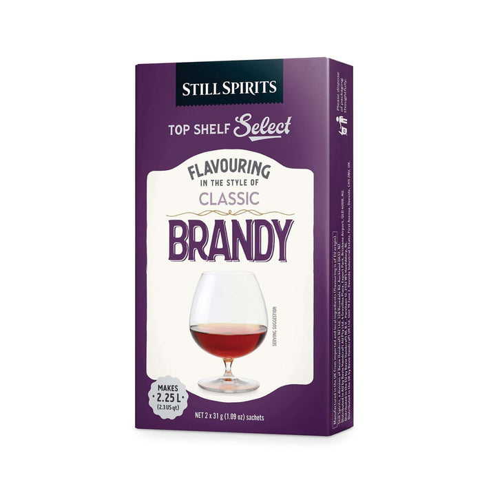 Brandy Spirit Flavouring sachets - makes 2 x 2.25L os flavoured spirit at home