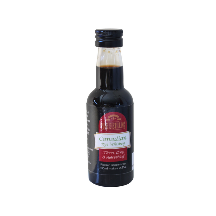 Pure Distilling Canadian Rye Whiskey Spirit Essence 50ml (makes 2.25L)