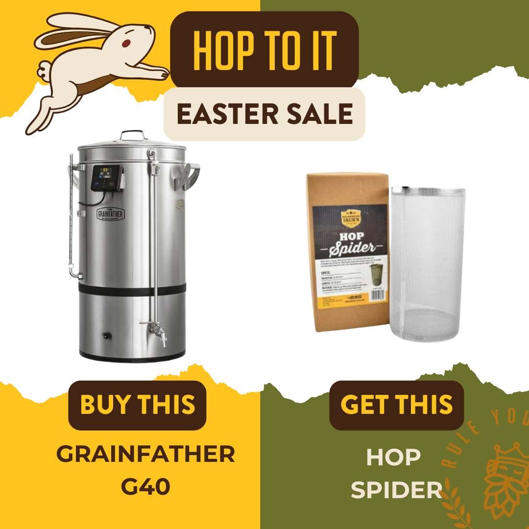 Get a FREE hop spider with Grainfathers