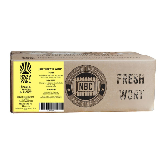 Neighbourd Brewing Co Hazy Pal Ale Fresh Wort Kit for home brewing