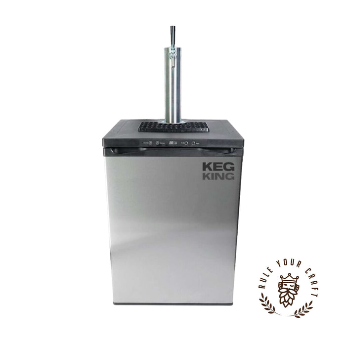 Keg King Keg Master XL Premium home beer fridge with Single tap Font