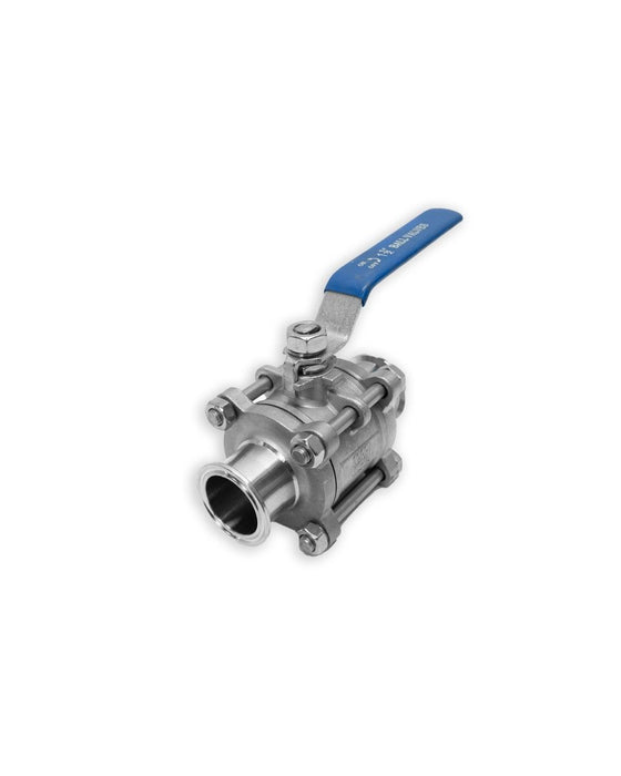 1.5 Inch Tri Clover 3 Piece Ball Valve