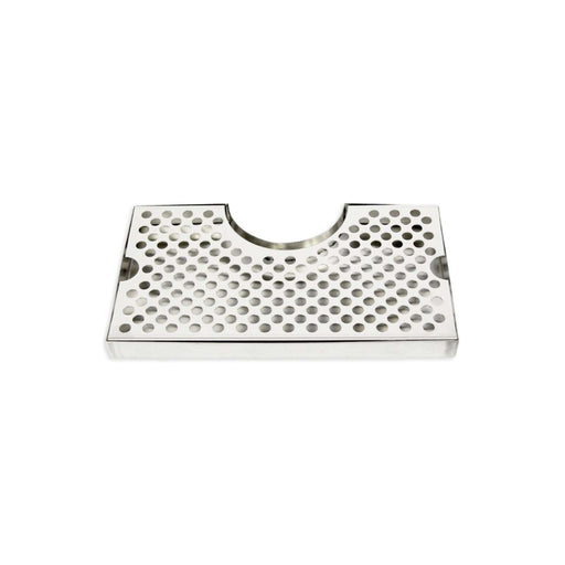 Stainless Steel Wrap Around Drip Tray for kegerator fridges
