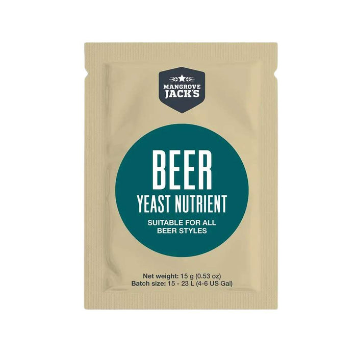 Beer Yeast Nutrient for home brewers - 15g pouch, suitable for all beer styles. 