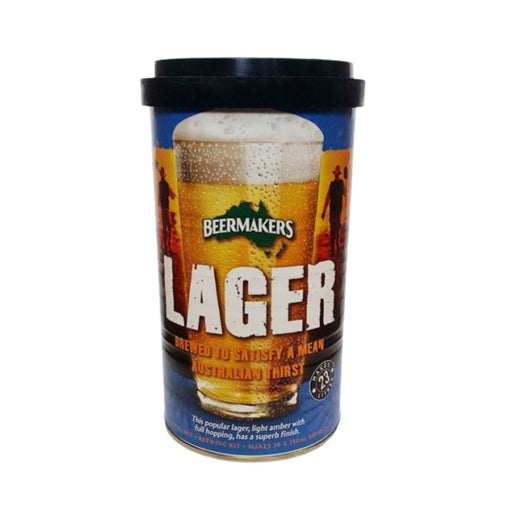 Beer makers Lager Home Brew Extract Can - for brewing lager style beer at home 1. kilos, makes 21 litres of beer