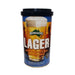 Beer makers Lager Home Brew Extract Can - for brewing lager style beer at home 1. kilos, makes 21 litres of beer