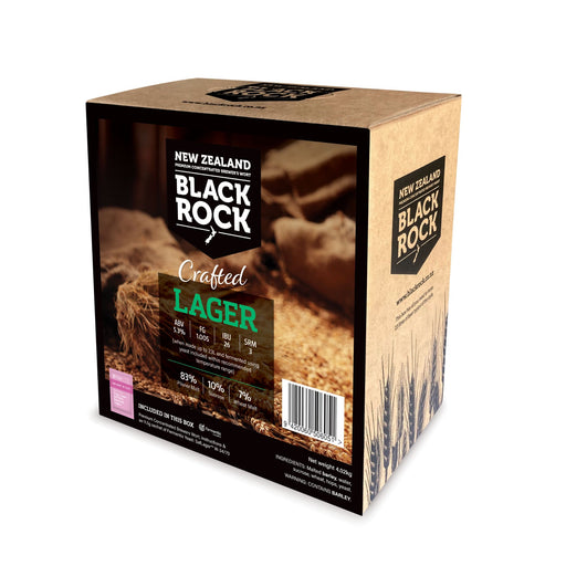 Lager Home Brewing Kit Black Rock to make 23 Litres of beer