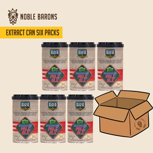 Preorder 6 cans of Black Rock American Pale Extract for home brewers and save. 