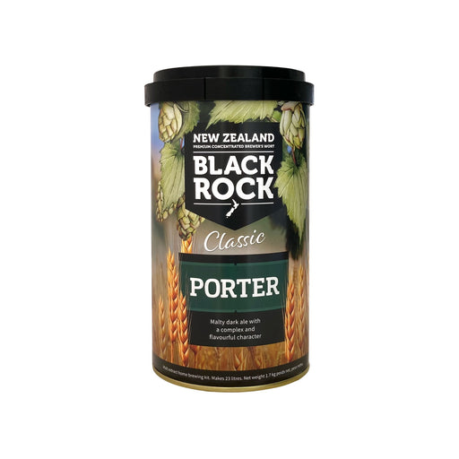 Black Rock Porter Home Brew Extract Can 1.7kilos to make 21 litres of dark beer at home. 