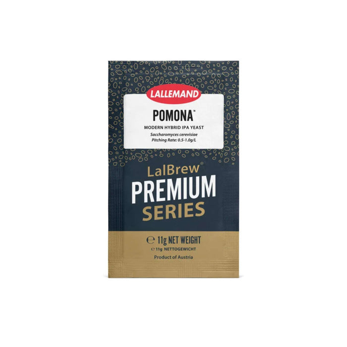 Pomona Hybrid Yeast for home brewers used for brewing beers packed with tropical flavour. 11g sachet
