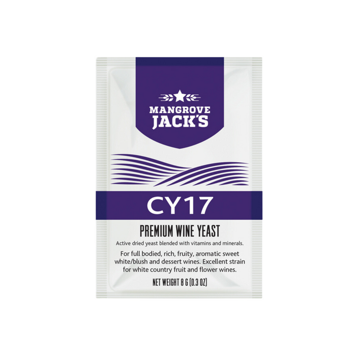 Mangrove Jacks CY17 Wine Yeast 8g