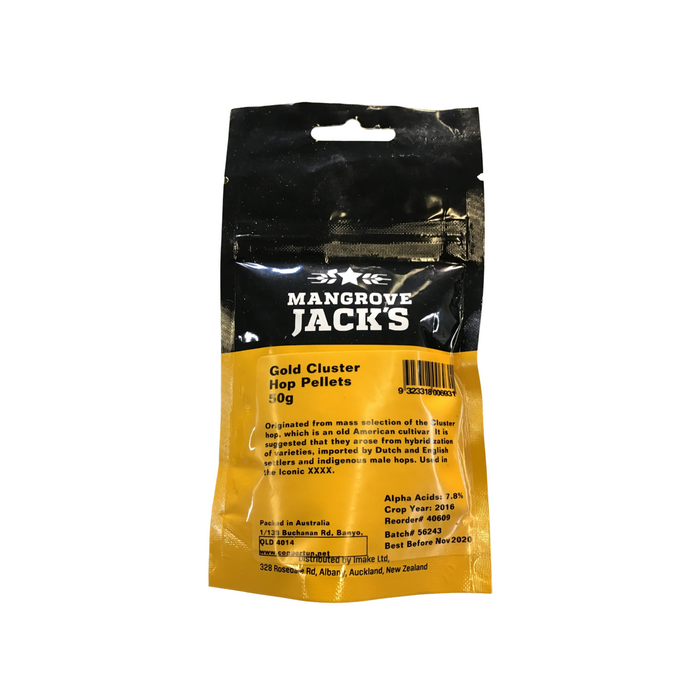 Mangrove Jacks Hop Pellets Gold Cluster 50g