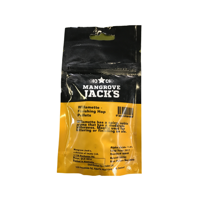 Mangrove Jacks Finishing Hop Pellets Willamette 15g