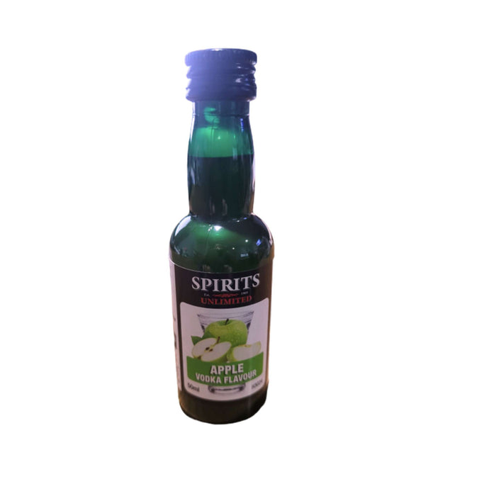 Apple Vodka Spirit Flavouring 50ml - makes 1 litre of apple flavoured fruit vodka