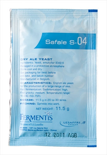 Safale S-04 Yeast