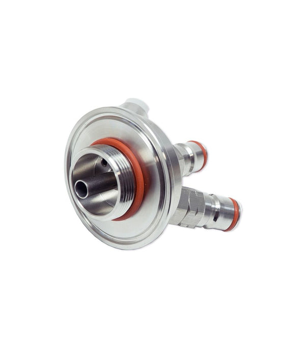 Mini Keg Coupler with 2-inch Tri Clover Fitting