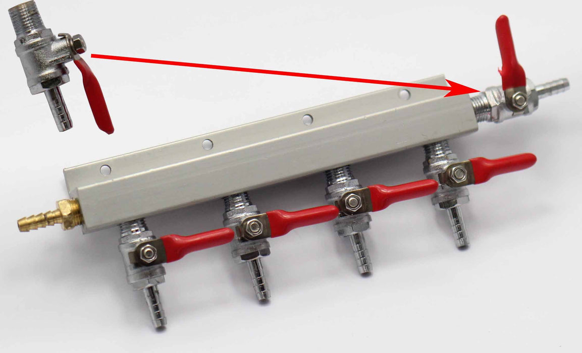 1/4 Inch Ball Valve with Check Valve