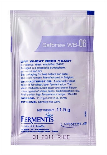 Safale WB-06 Yeast - Newcastle Brew Shop