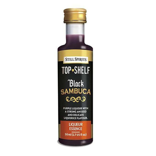 Still Spirits Top Shelf Black Sambuca Spirit Essence 50ml Bottle