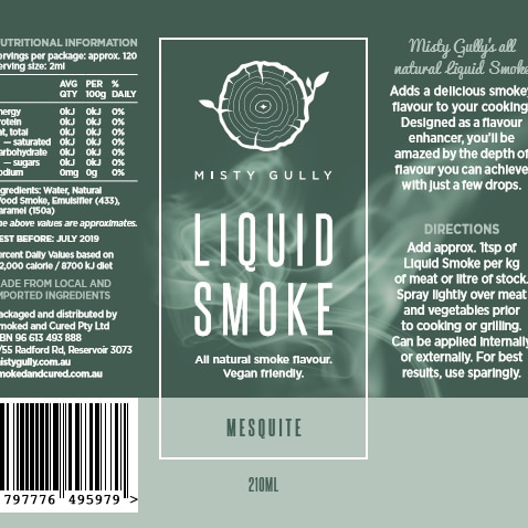 Misty Gully Mesquite Liquid Smoke