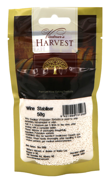 Wine Stabiliser 50g (Potassium Sorbate).